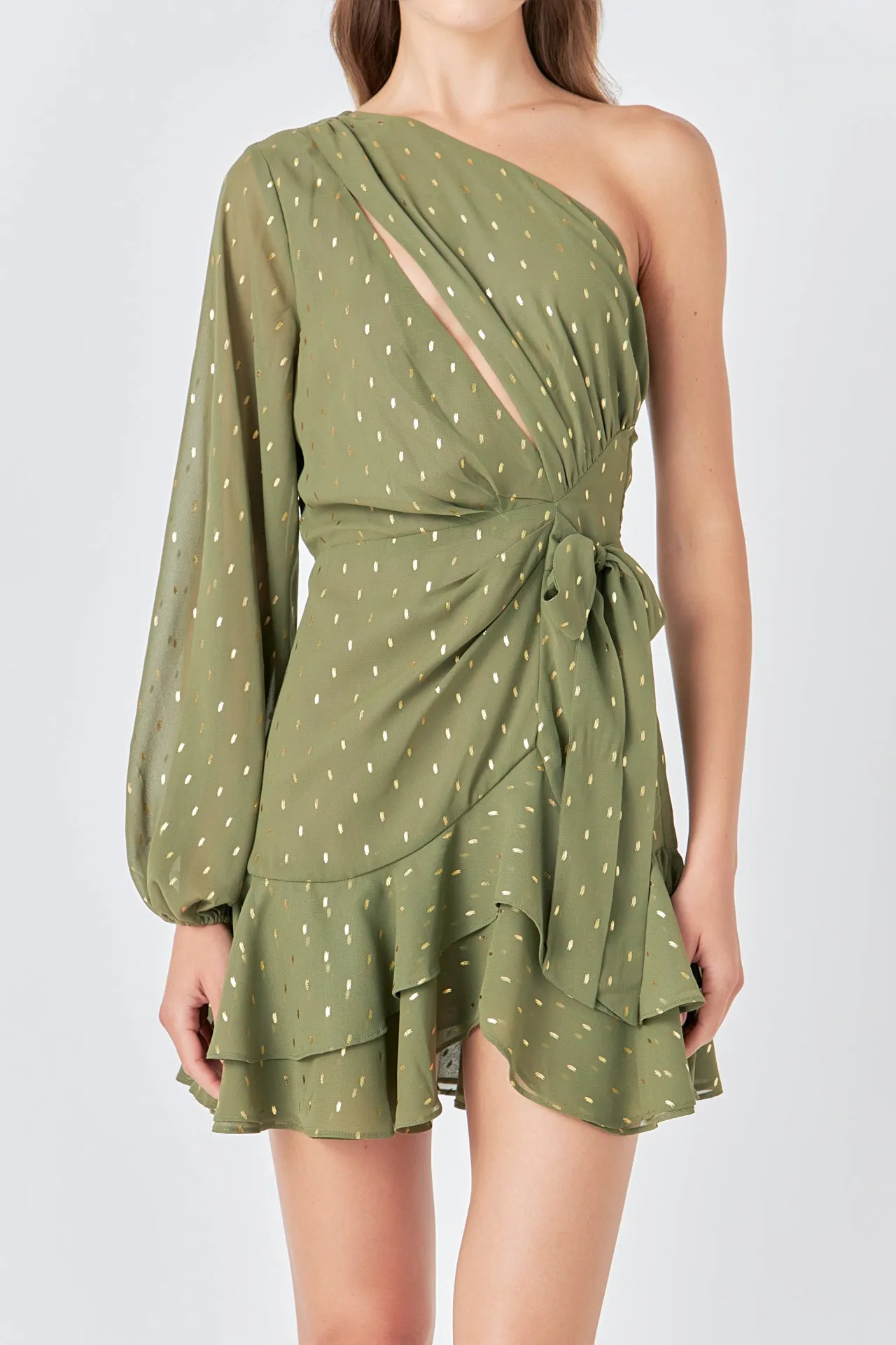 One Shoulder Mini Dress sold by Endless Rose product image thumbnail 2
