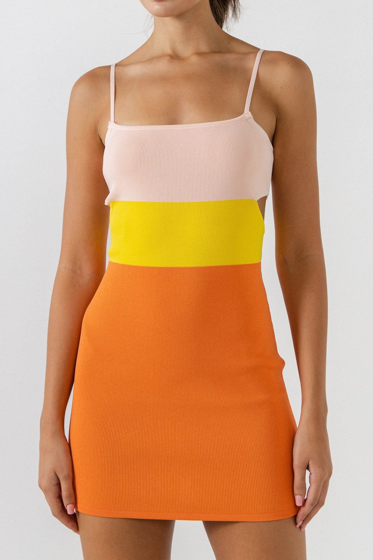 Color Block Cut Out Mini Dress sold by Endless Rose product image thumbnail 5