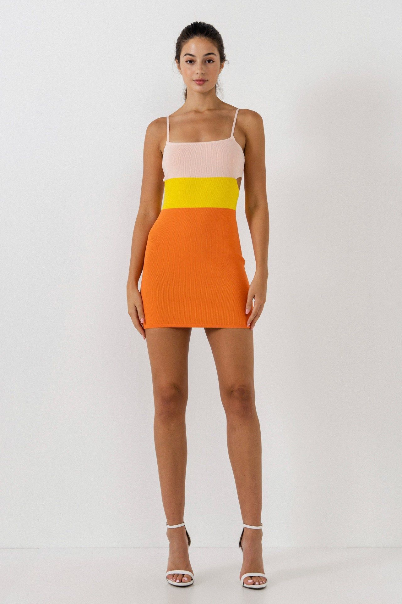 Color Block Cut Out Mini Dress sold by Endless Rose product image thumbnail 2