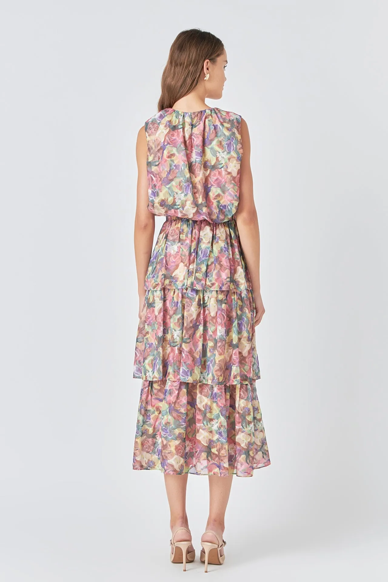 Floral Tiered Maxi Skirt sold by Endless Rose product image thumbnail 4