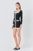 Long-Sleeve Knit Mini Dress sold by Endless Rose