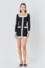 Long-Sleeve Knit Mini Dress sold by Endless Rose