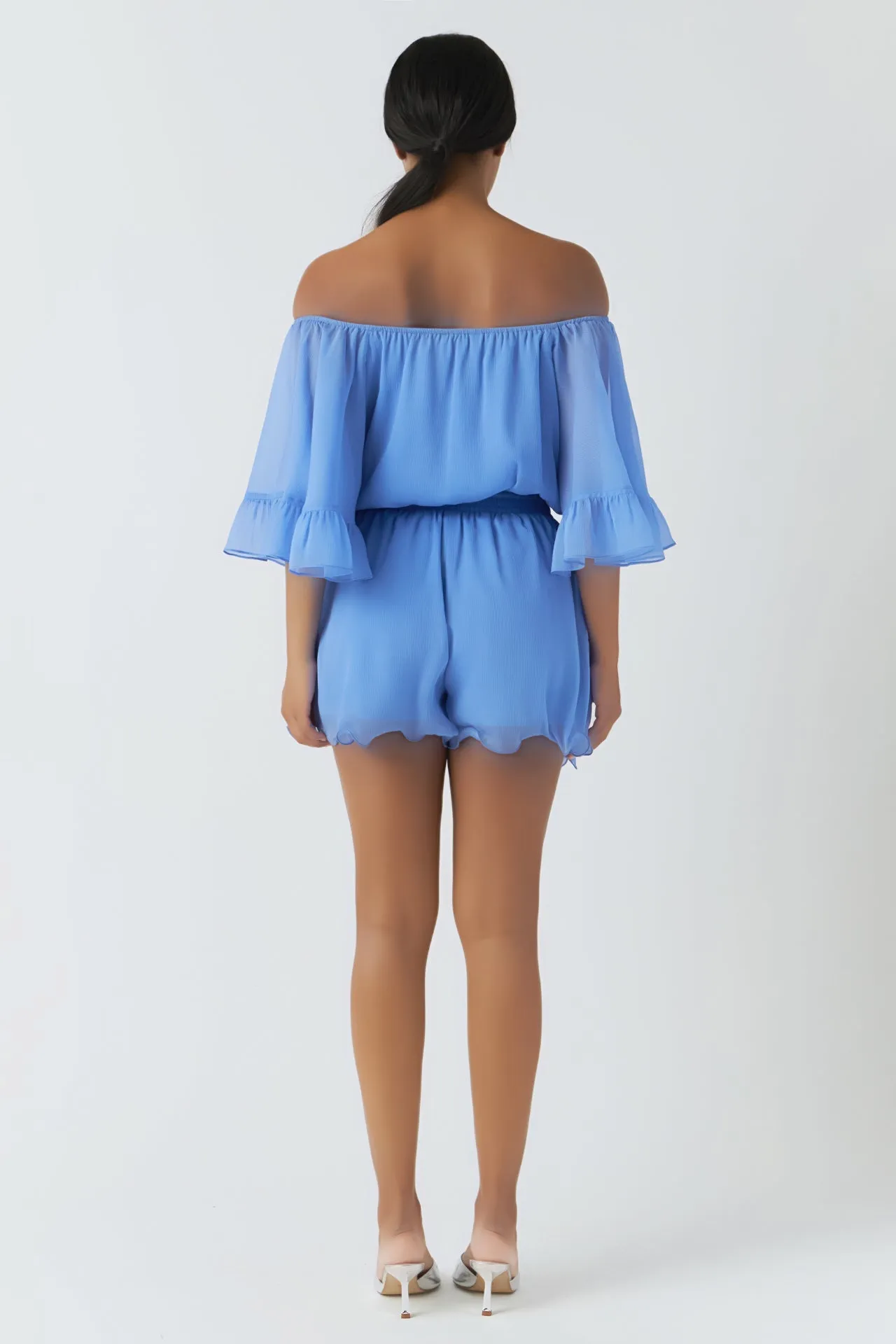 Ruffled Sleeve Romper - Final sale sold by Endless Rose product image thumbnail 4
