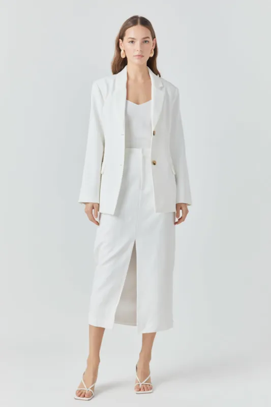 Solid 2 Button Blazer sold by Endless Rose