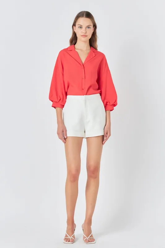 Button-Up Collared Shirt sold by Endless Rose