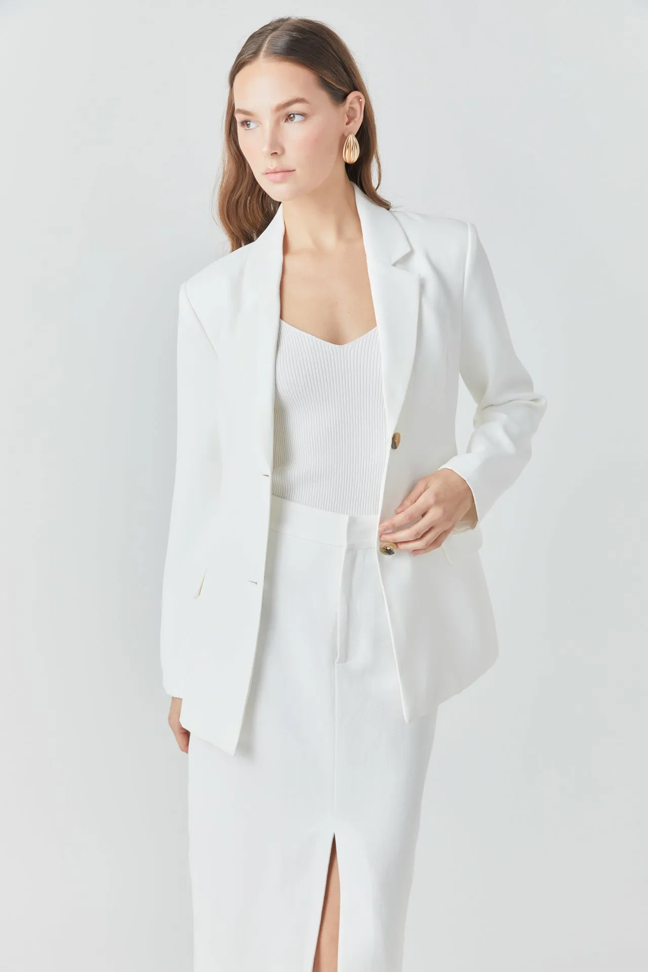 Solid 2 Button Blazer sold by Endless Rose product image thumbnail 5