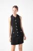 Tweed Halter Mini Dress sold by Endless Rose
