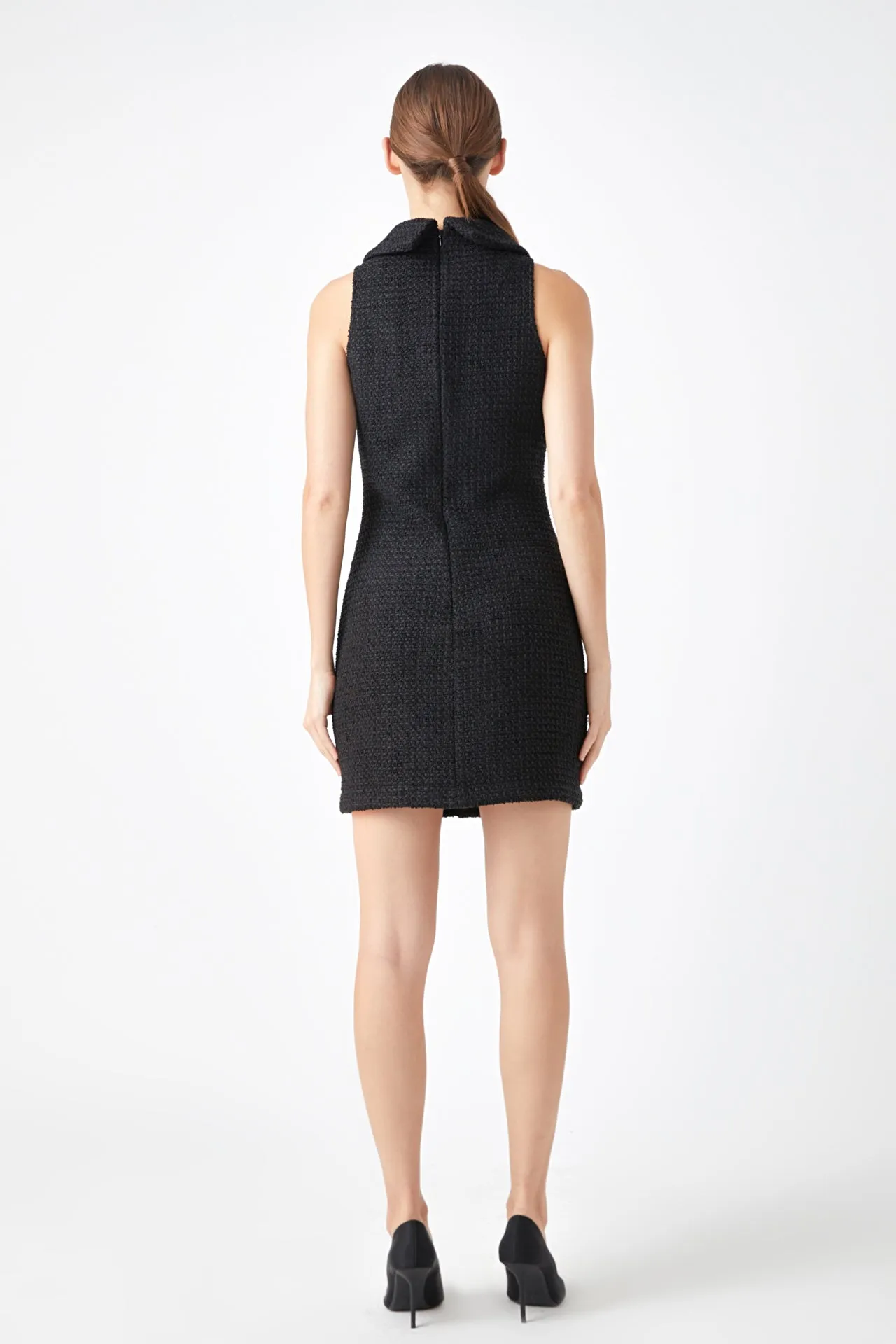 Tweed Halter Mini Dress sold by Endless Rose product image thumbnail 4