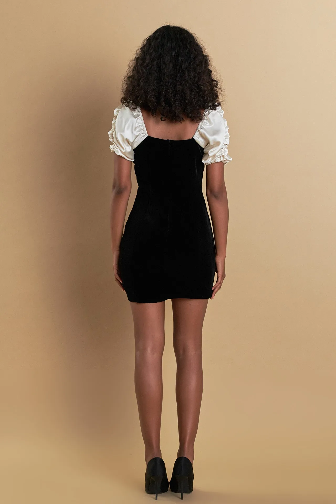 White Combo Mini Dress sold by Endless Rose product image thumbnail 5