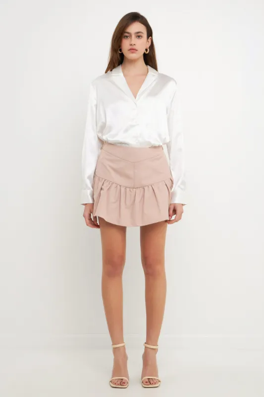 High-Waisted Ruffled Skort sold by Endless Rose