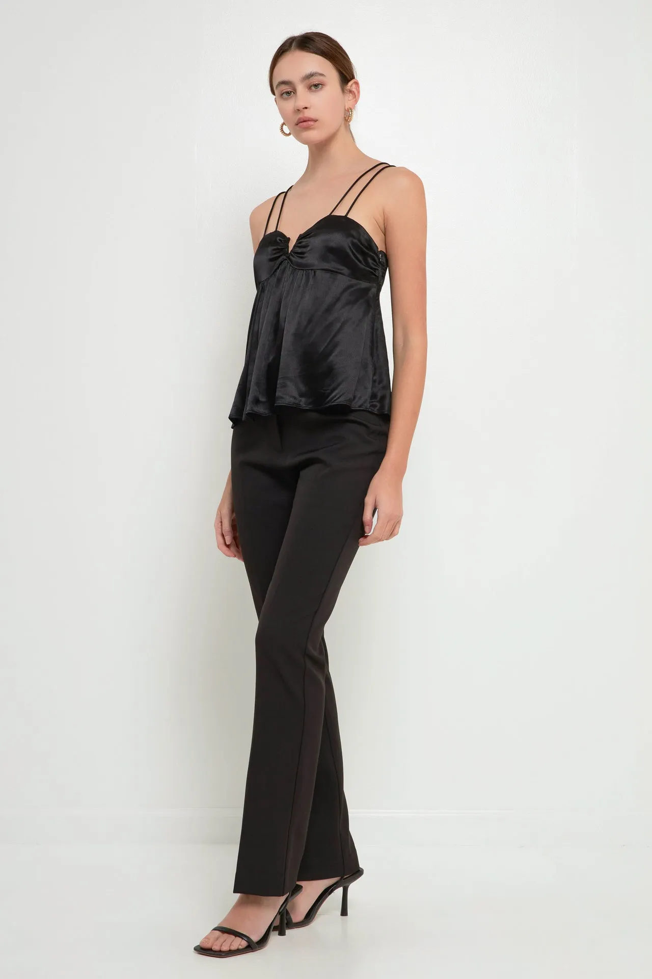 Double Strap Satin Top sold by Endless Rose product image thumbnail 3
