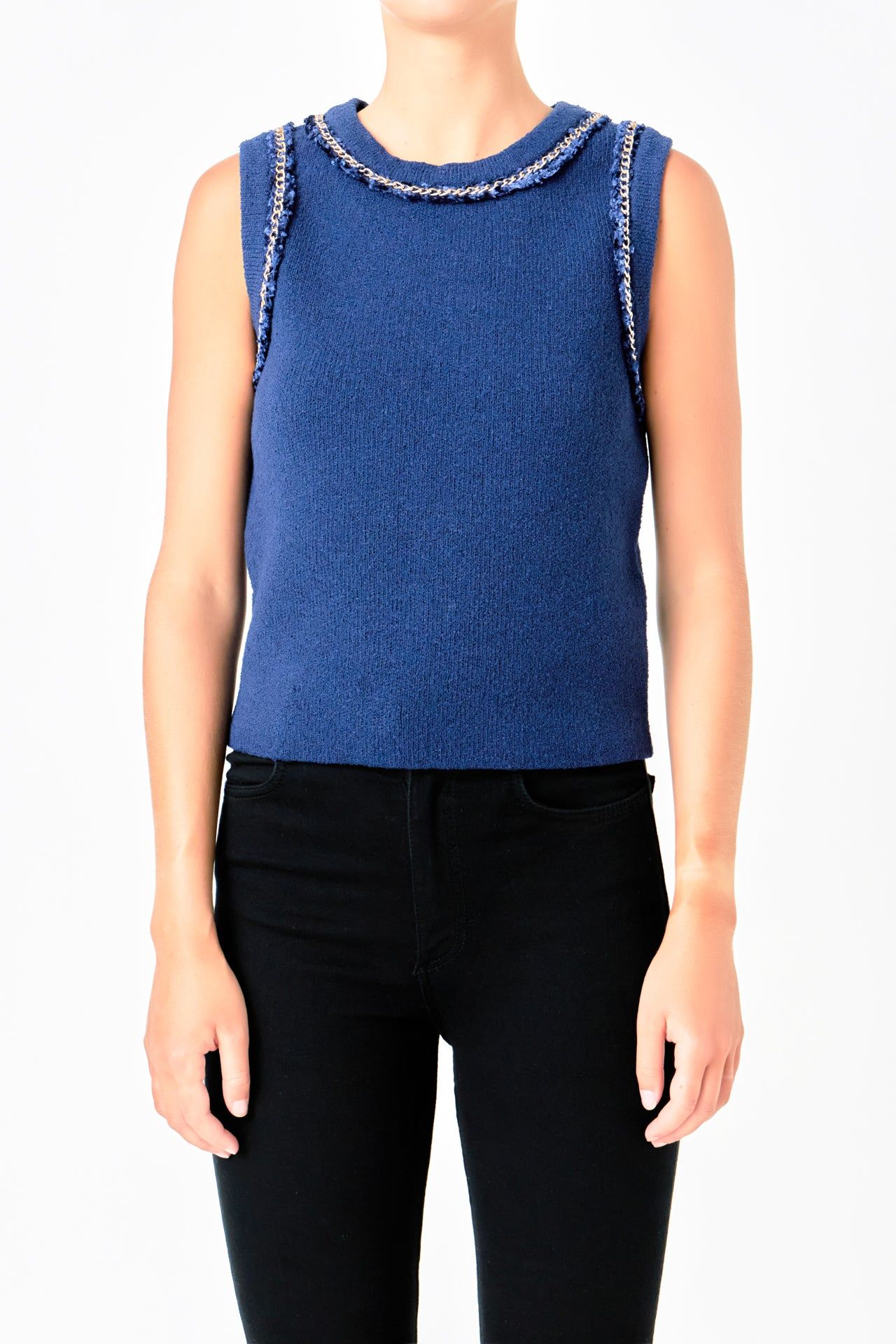 Trim Detail Knit Tank Top sold by Endless Rose product image thumbnail 17