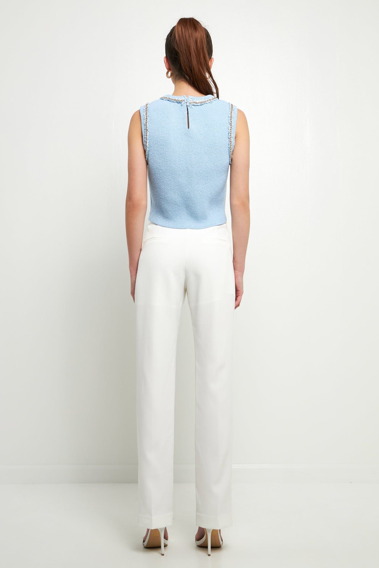 Trim Detail Knit Tank Top sold by Endless Rose product image thumbnail 9