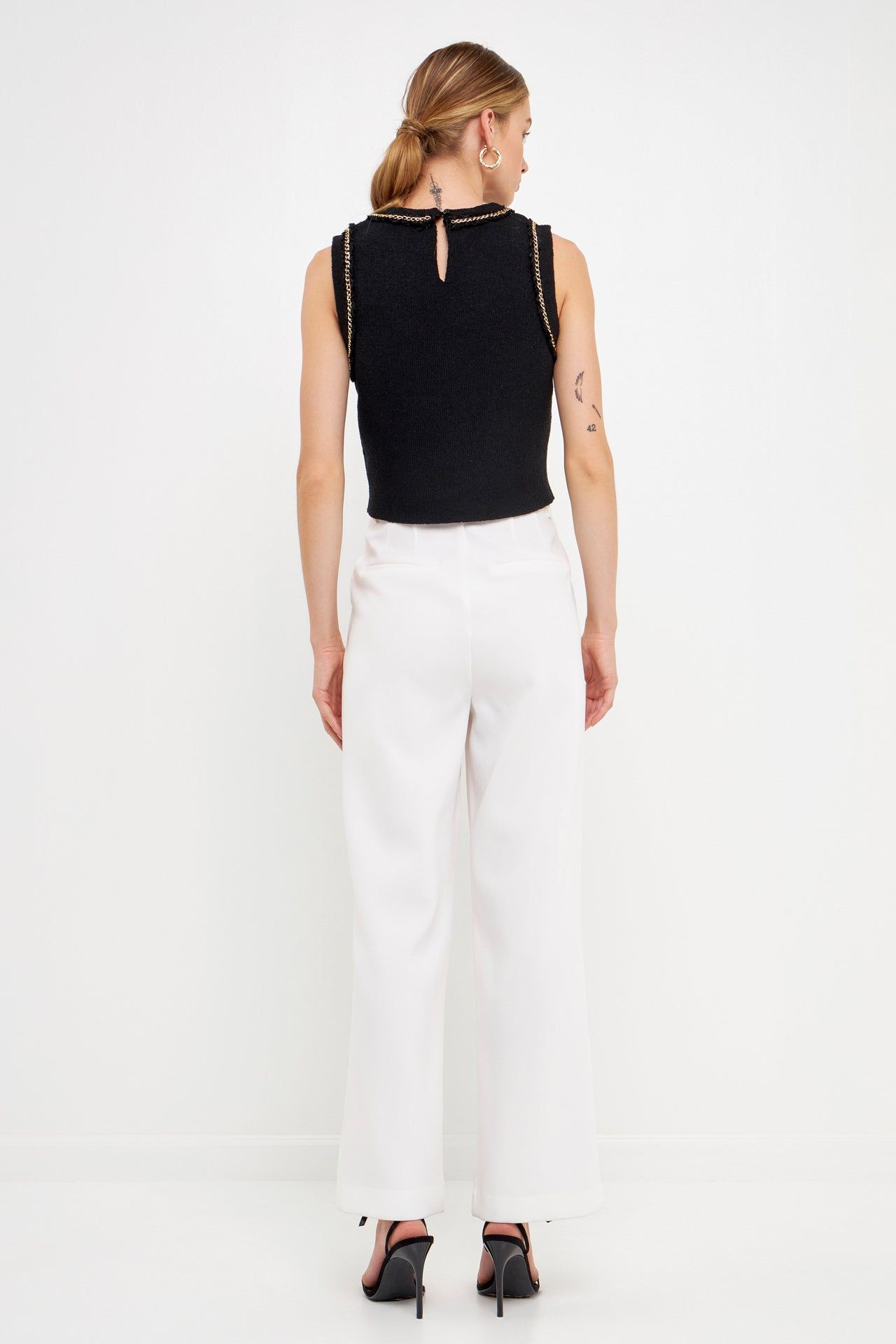 Trim Detail Knit Tank Top sold by Endless Rose product image thumbnail 14