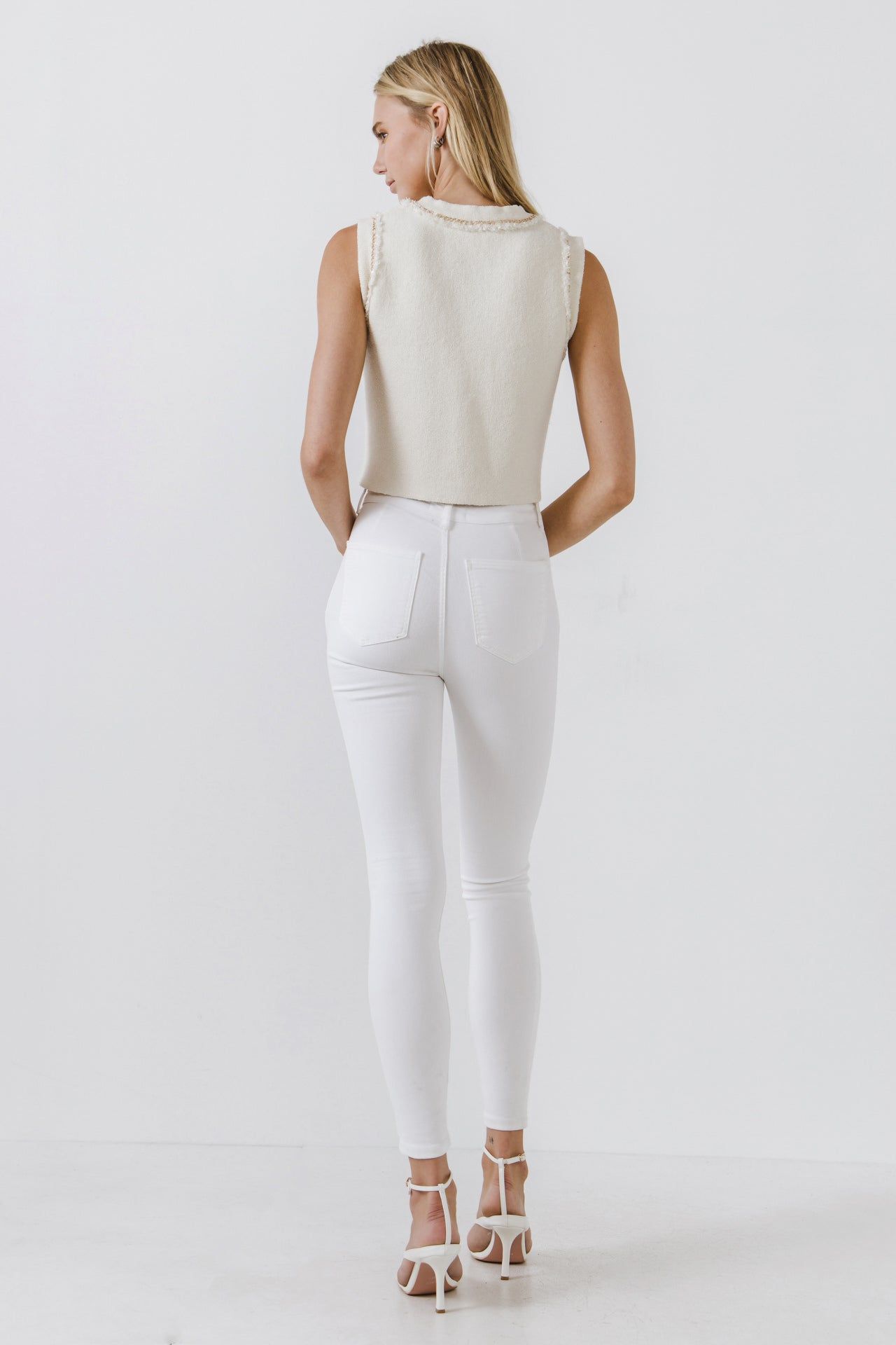 Trim Detail Knit Tank Top sold by Endless Rose product image thumbnail 29