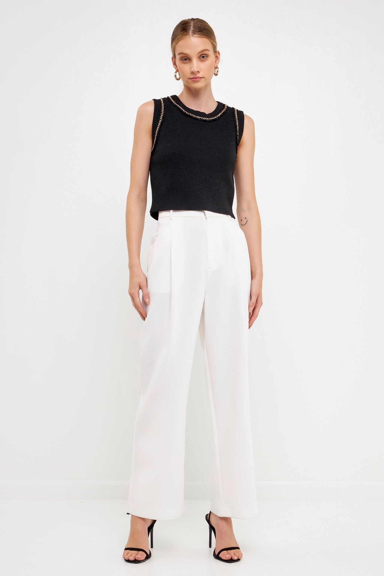 Trim Detail Knit Tank Top sold by Endless Rose product image thumbnail 11