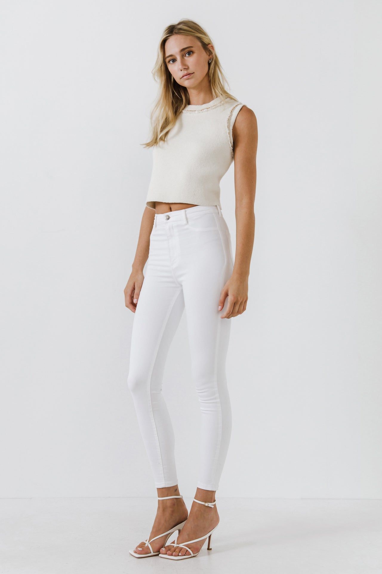 Trim Detail Knit Tank Top sold by Endless Rose product image thumbnail 28