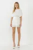 Ruffled Lace Mini Smocked Skirt sold by Endless Rose