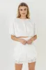 Ruffled Lace Mini Smocked Skirt sold by Endless Rose