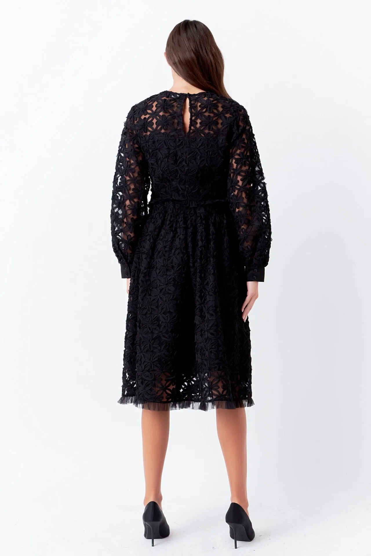 Floral Lace Long Sleeve Top sold by Endless Rose product image thumbnail 4