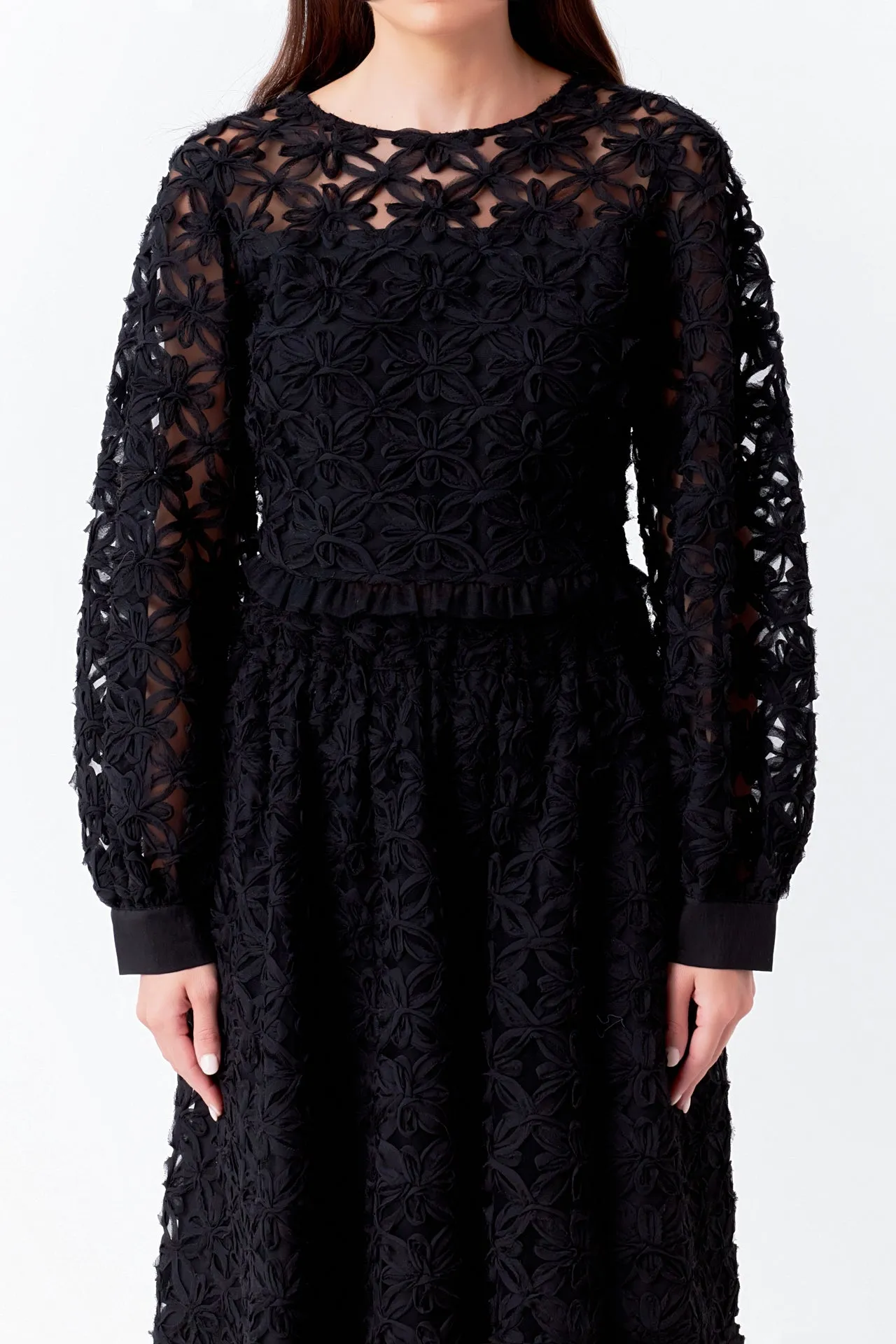 Floral Lace Long Sleeve Top sold by Endless Rose product image thumbnail 2