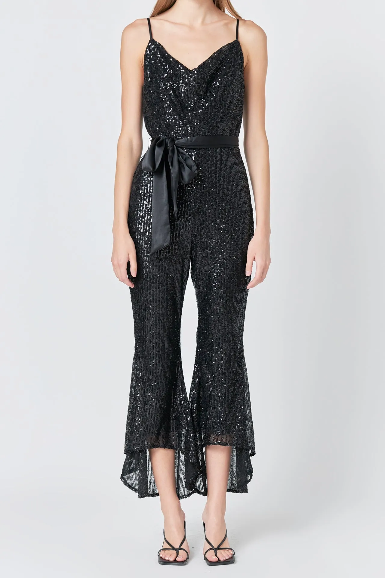 Sequin Spaghetti Strap Jumpsuit sold by Endless Rose product image thumbnail 2