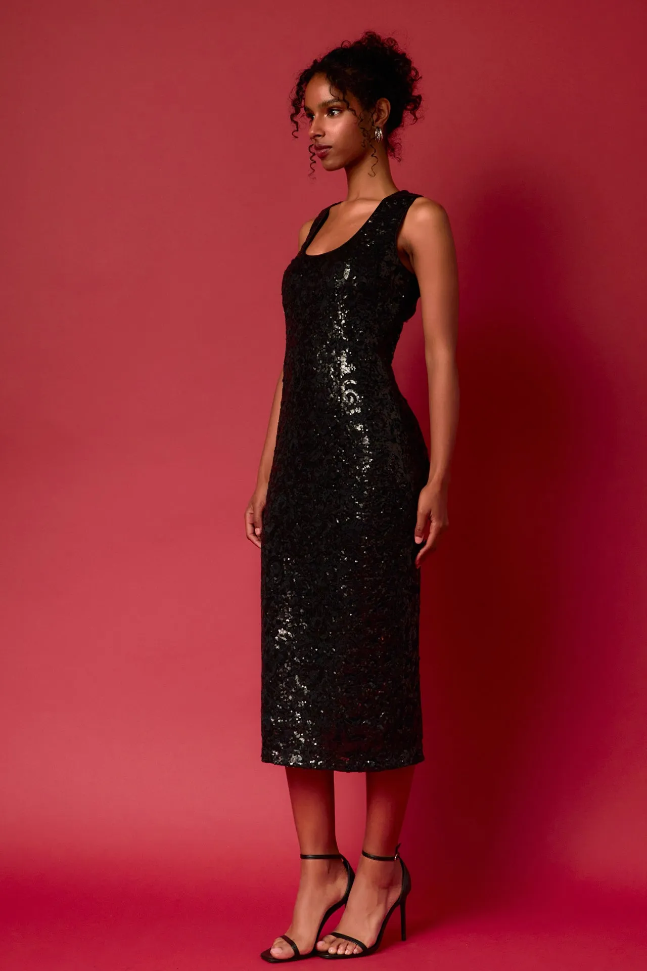 Sequins Crochet Slip Dress sold by Endless Rose product image thumbnail 4