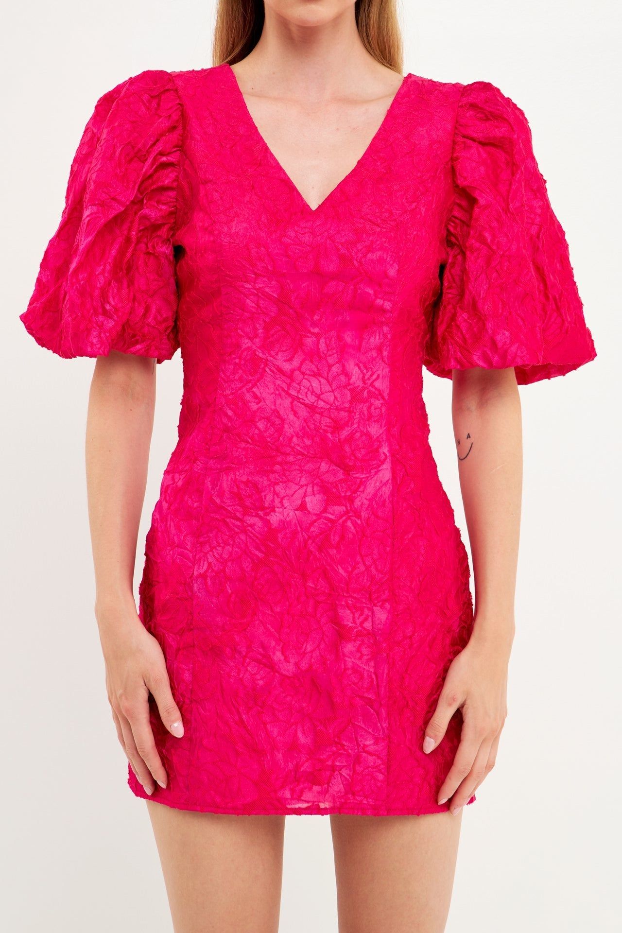 Sale of Floral Jacquard Mini Dress sold by Endless Rose product image thumbnail 2