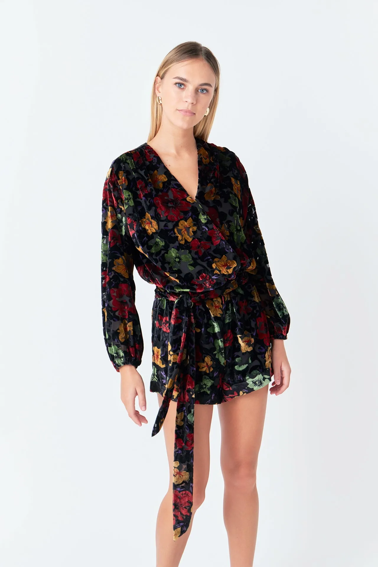 Burnout Velvet Romper sold by Endless Rose product image thumbnail 5