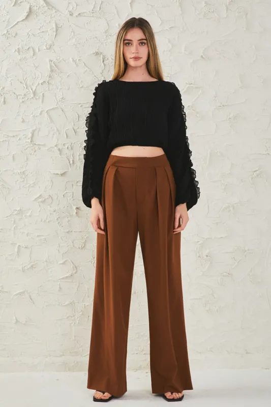 Cropped Plisse Blouse made by Endless Rose