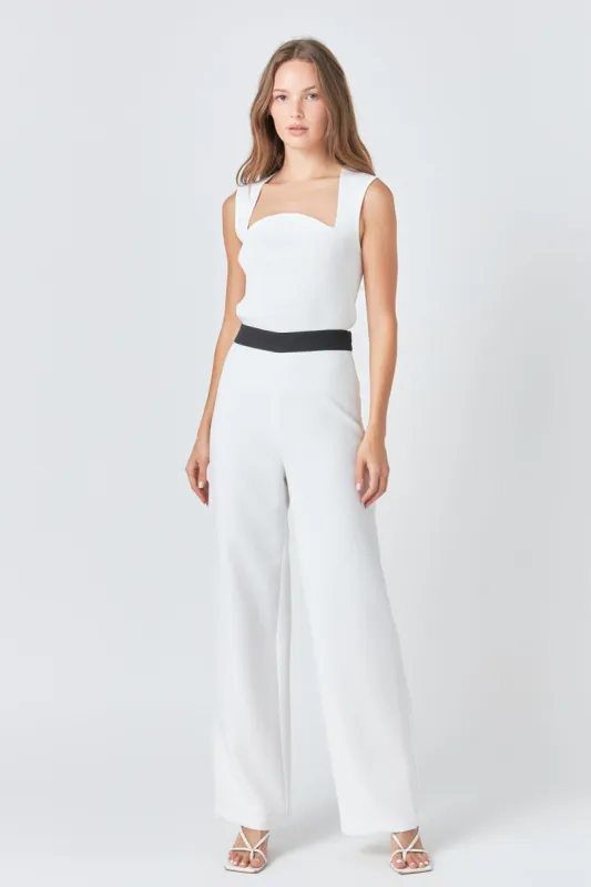 Contrast band Relaxed Pants sold by Endless Rose