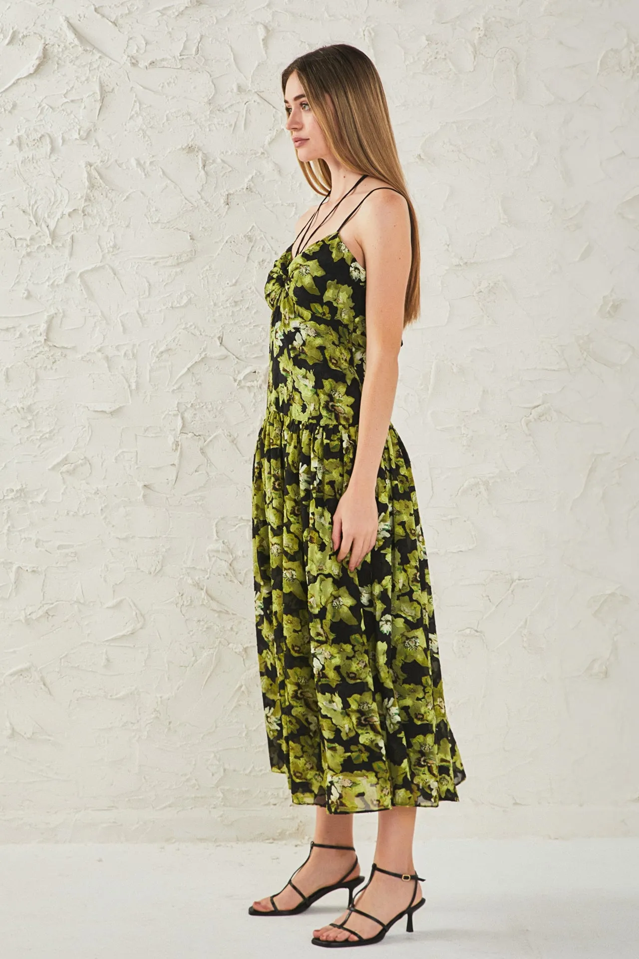 Front Cutout Floral Maxi Dress sold by Endless Rose product image thumbnail 3