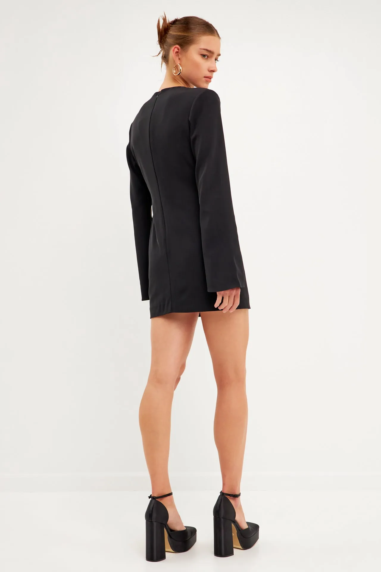 Crossover Straps Fitted Mini Dress sold by Endless Rose product image thumbnail 4