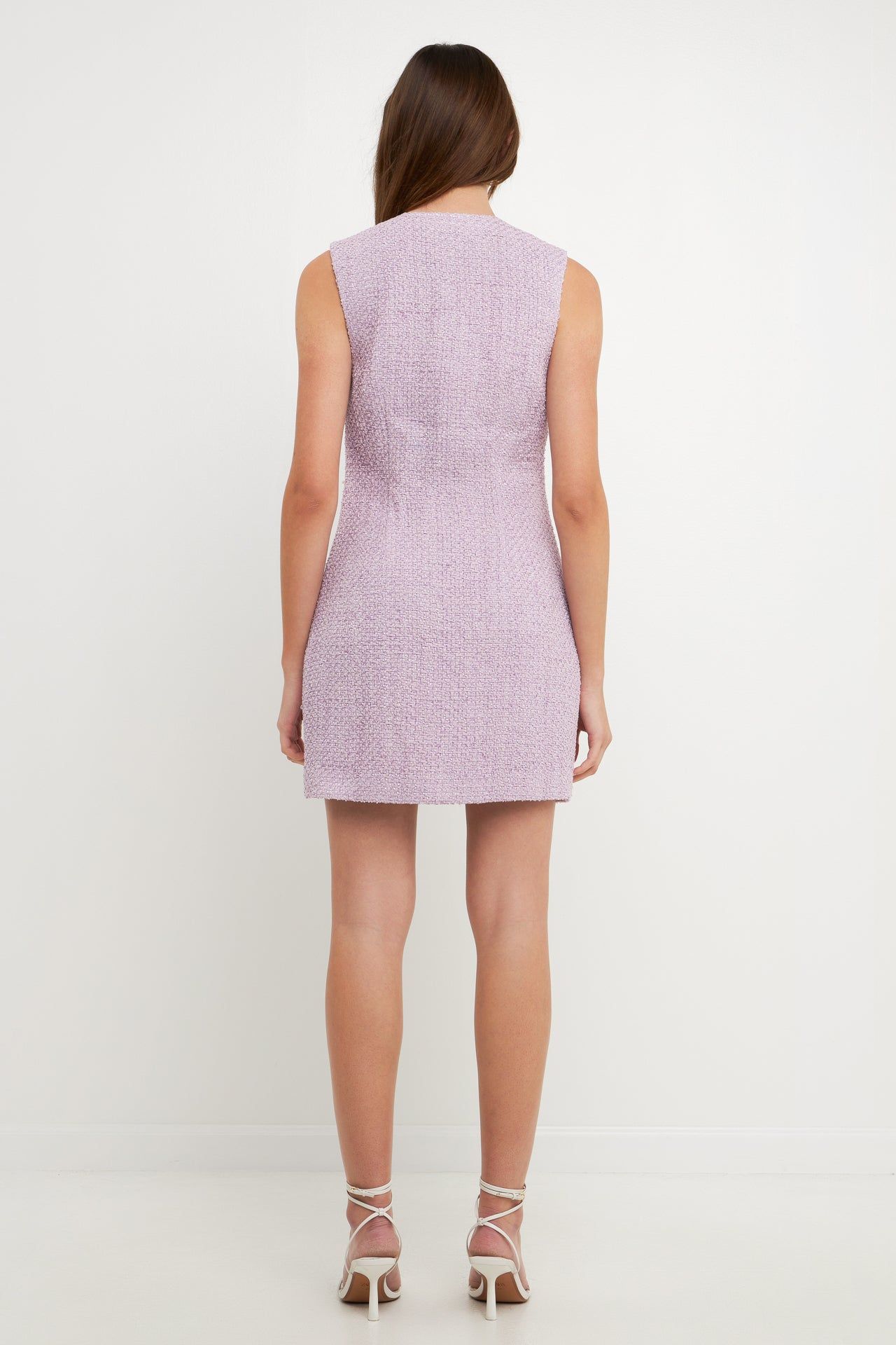 Sleeveless Tweed Mini Dress sold by Endless Rose product image thumbnail 4