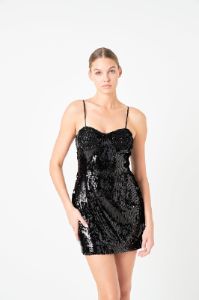 Sequin Flower Mini Dress sold by Endless Rose