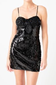 Sequin Flower Mini Dress sold by Endless Rose
