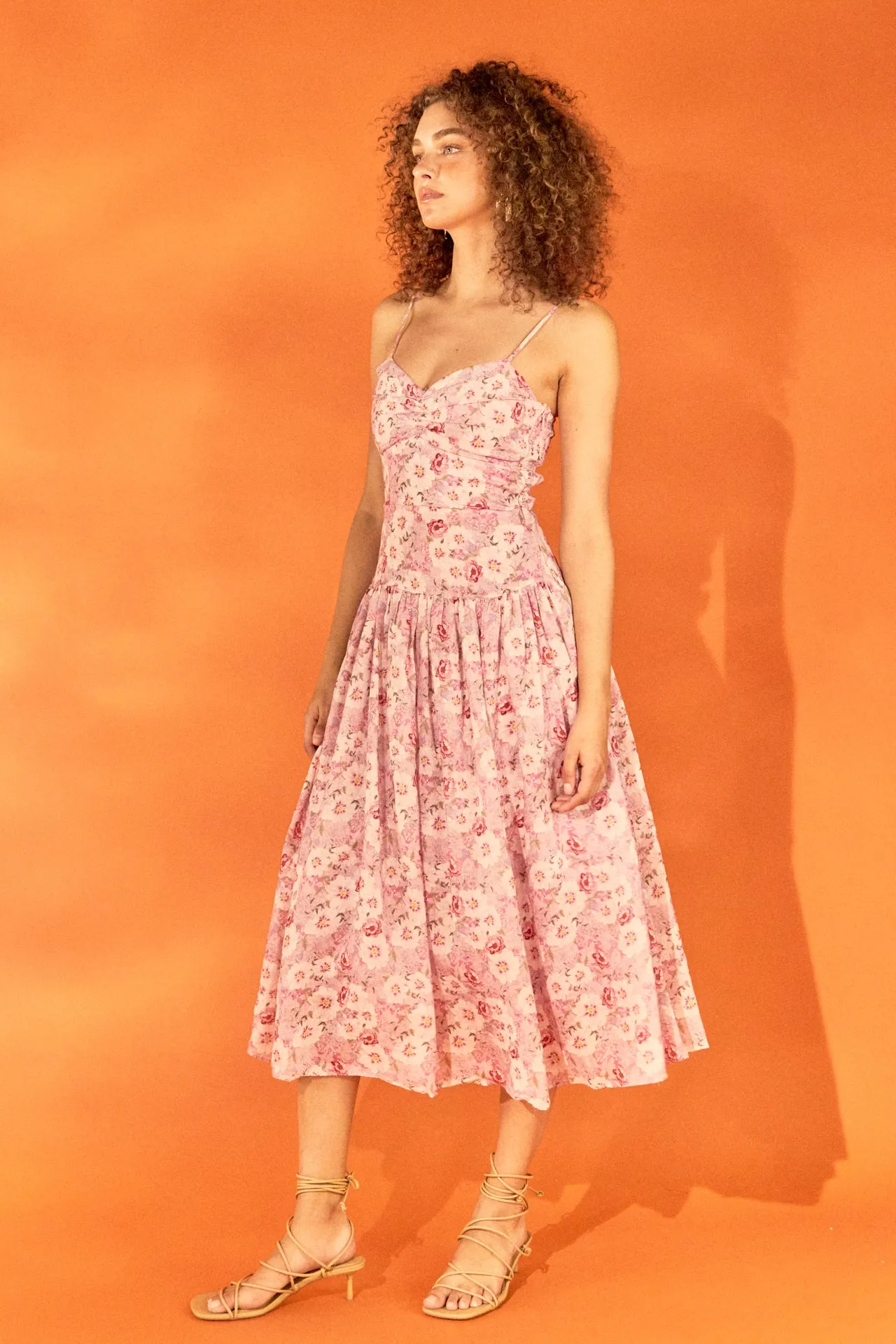 Floral Drop Waist Maxi Dress sold by Endless Rose product image thumbnail 3