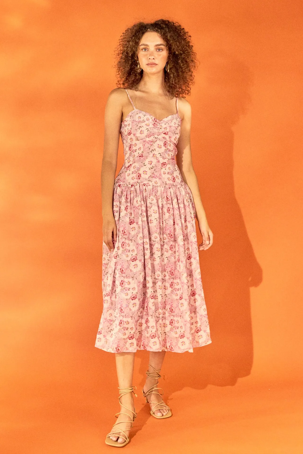 Floral Drop Waist Maxi Dress sold by Endless Rose