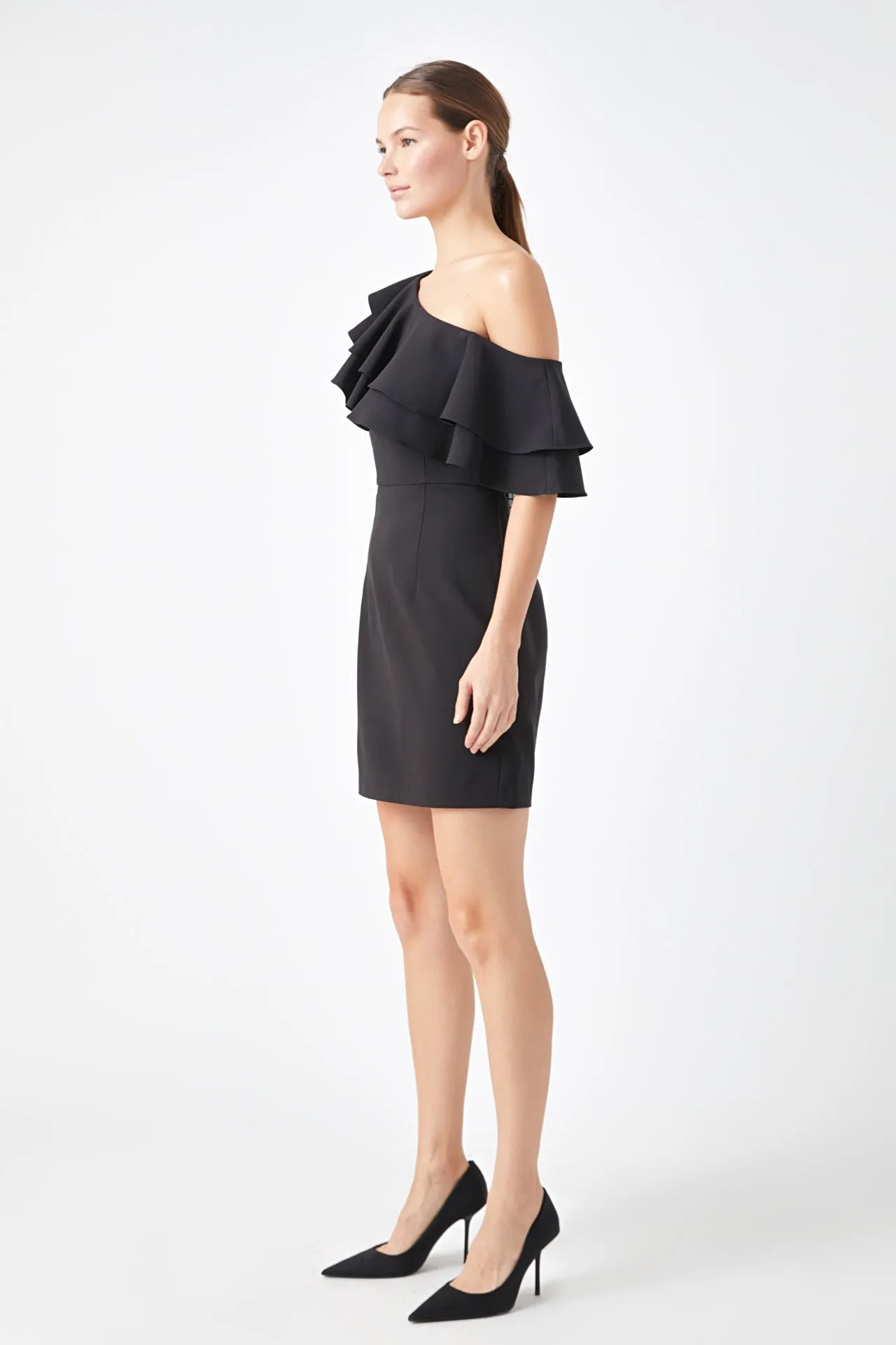 One Shoulder Mini Dress sold by Endless Rose product image thumbnail 3