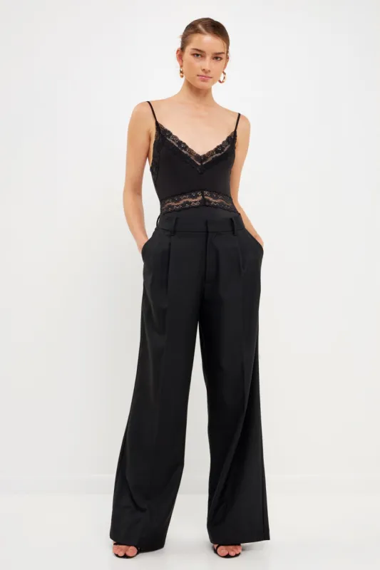 Spaghetti Strap Bodysuit sold by Endless Rose