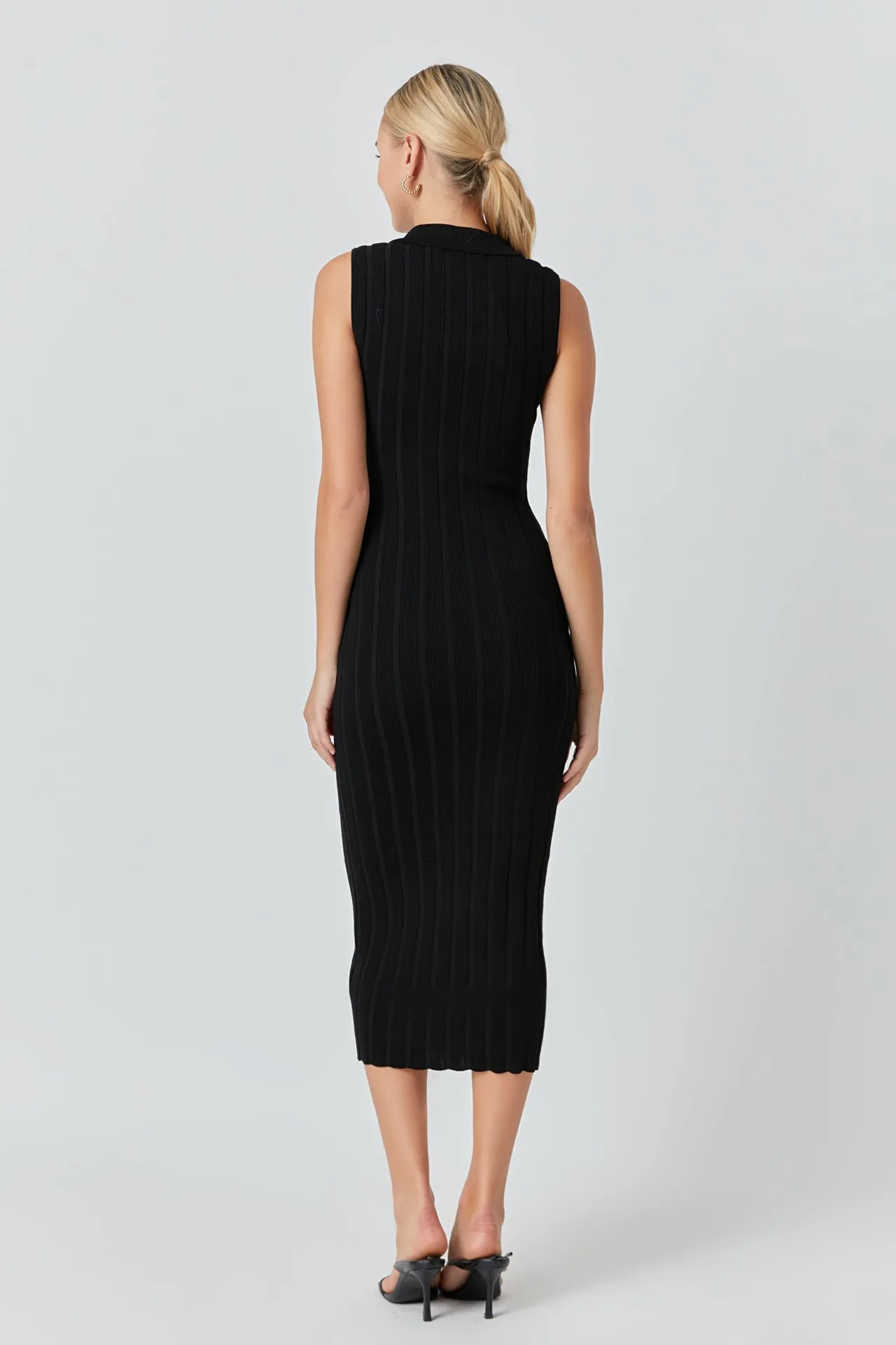 Sleeveless Rib Knit Maxi Dress sold by Endless Rose product image thumbnail 4