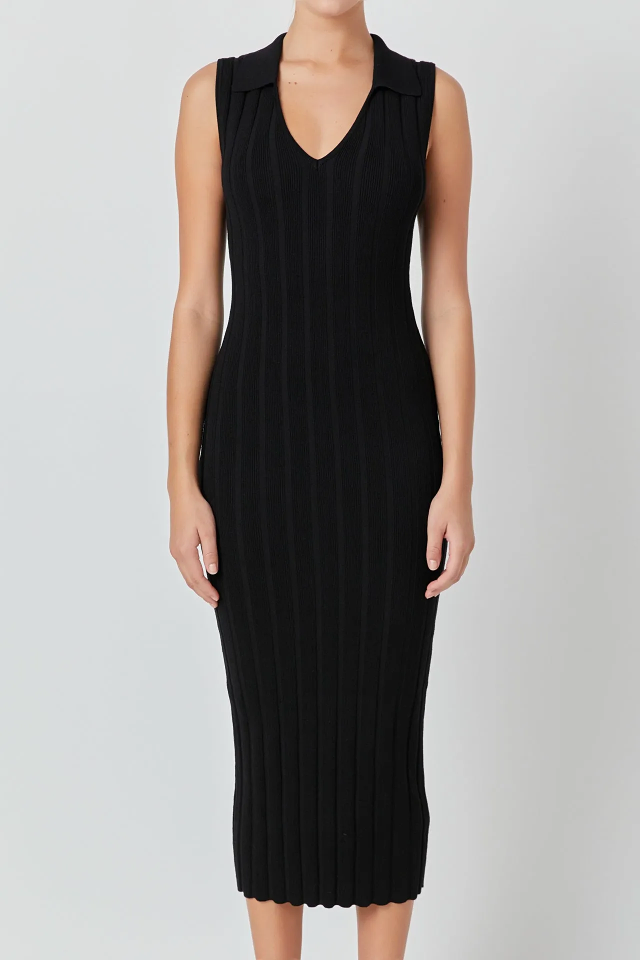 Sleeveless Rib Knit Maxi Dress sold by Endless Rose product image thumbnail 2