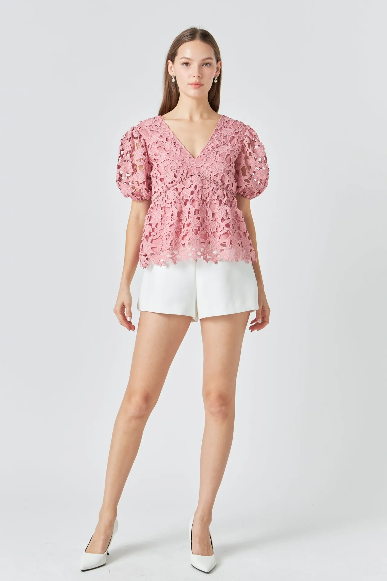 Crochet Lace Top sold by Endless Rose