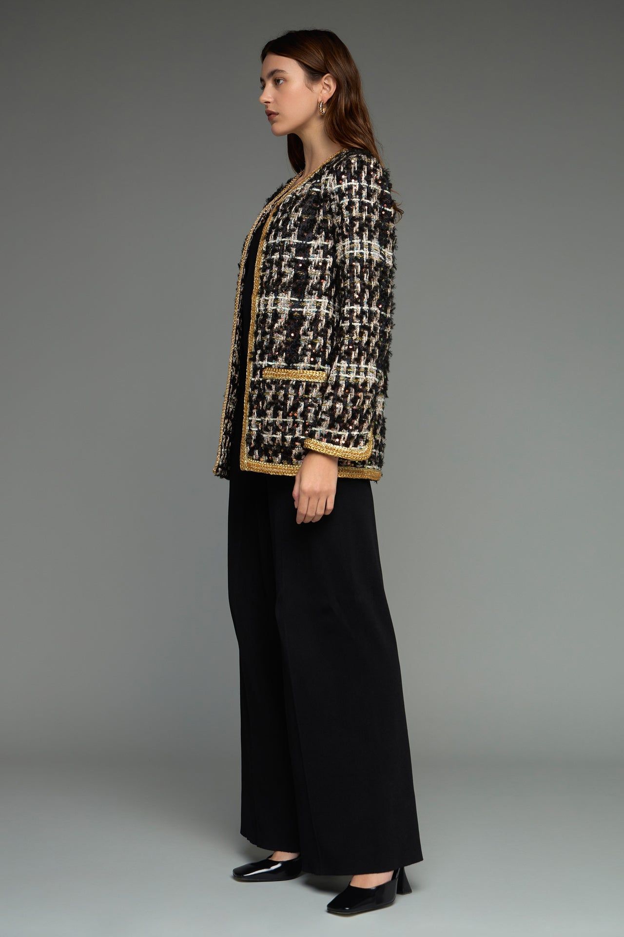 Premium Tweed Jacket sold by Endless Rose product image thumbnail 3