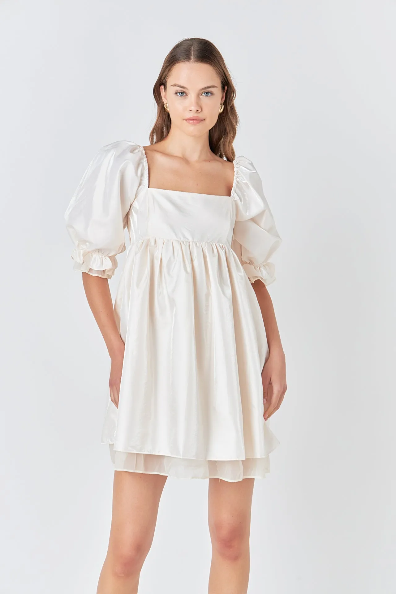 Shiny Puff Sleeve Mini Dress sold by Endless Rose product image thumbnail 5