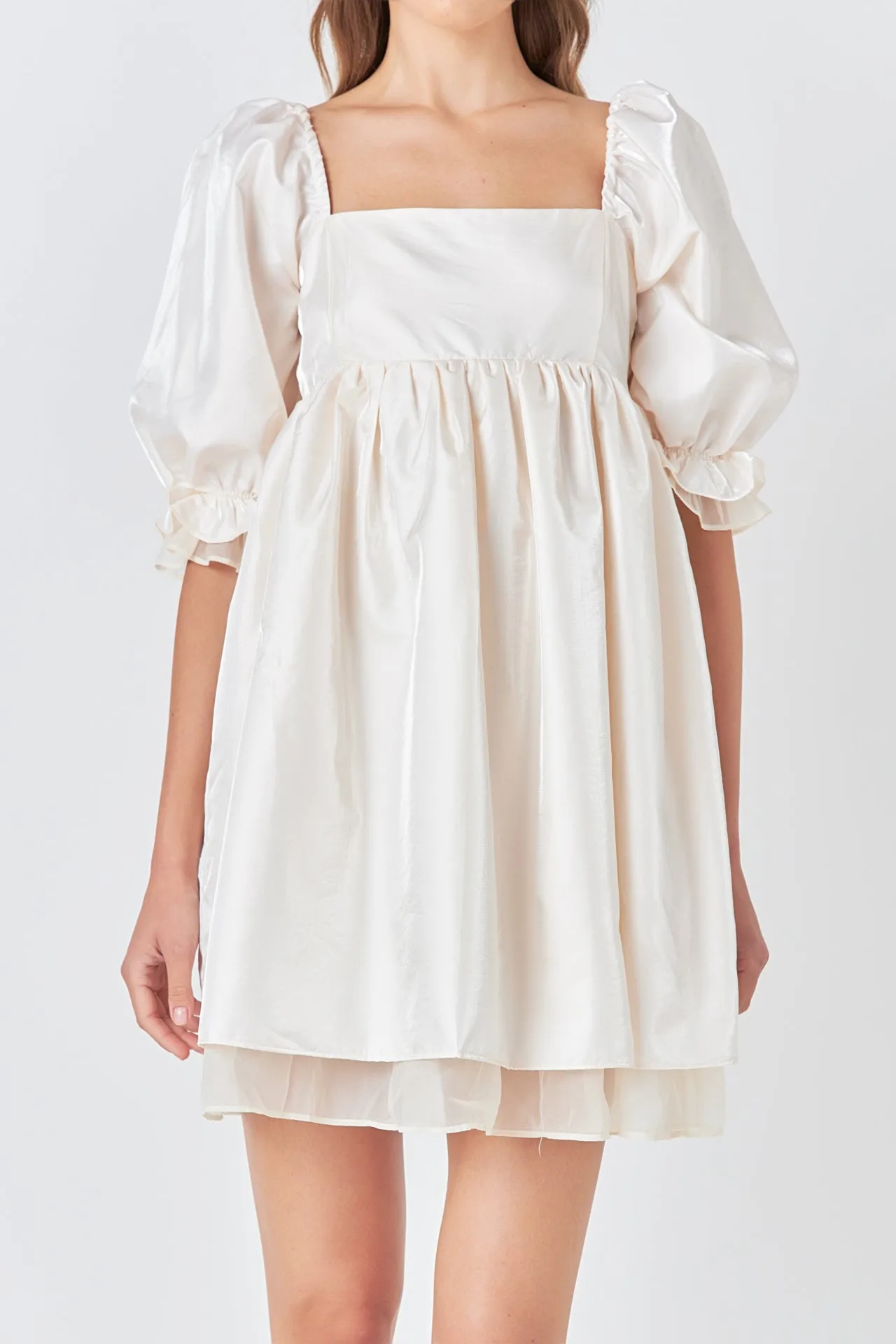 Shiny Puff Sleeve Mini Dress sold by Endless Rose product image thumbnail 2