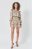 Metallic Animal Print Mini Dress sold by Endless Rose