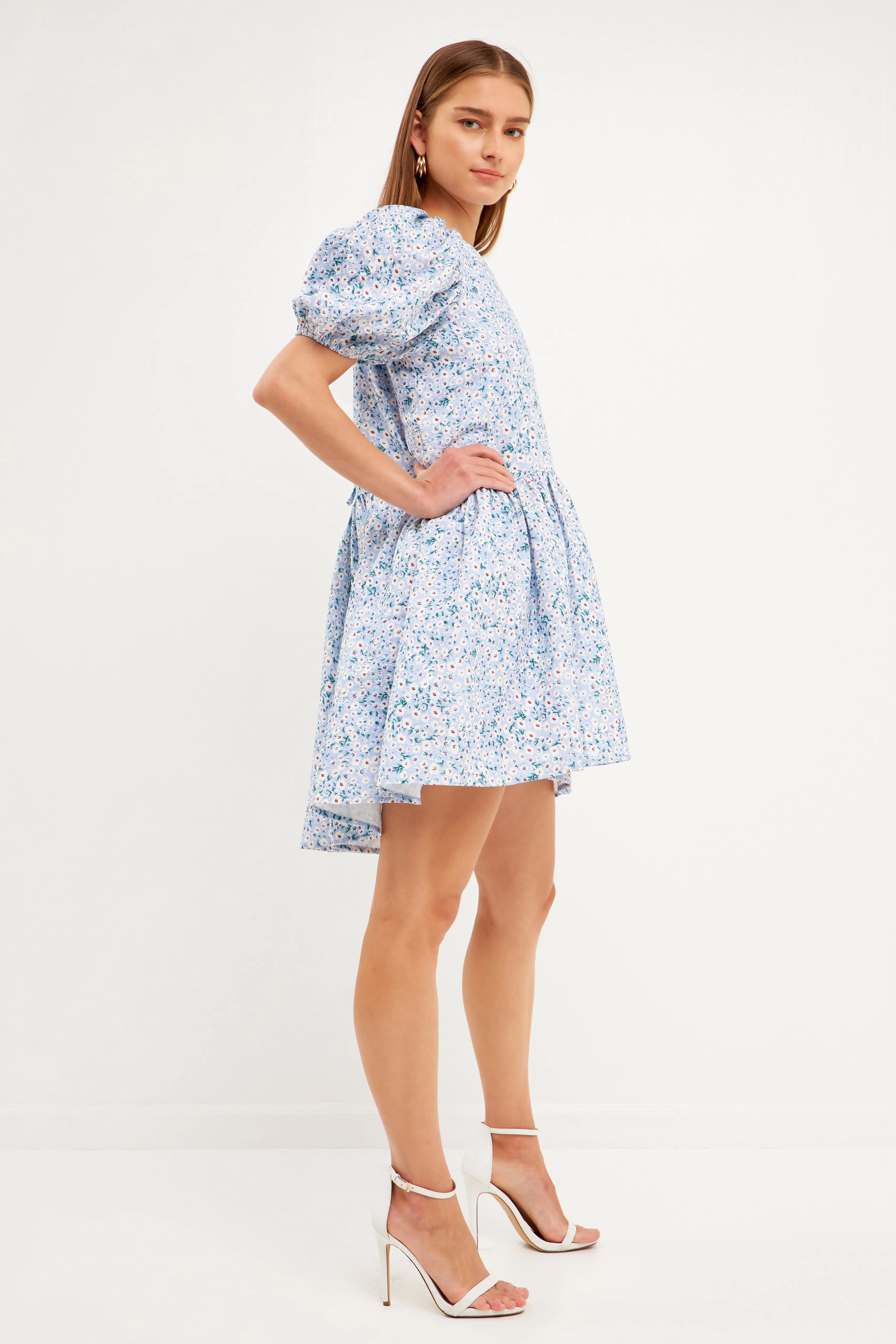 Floral Jacquard High Low Dress sold by Endless Rose product image thumbnail 3