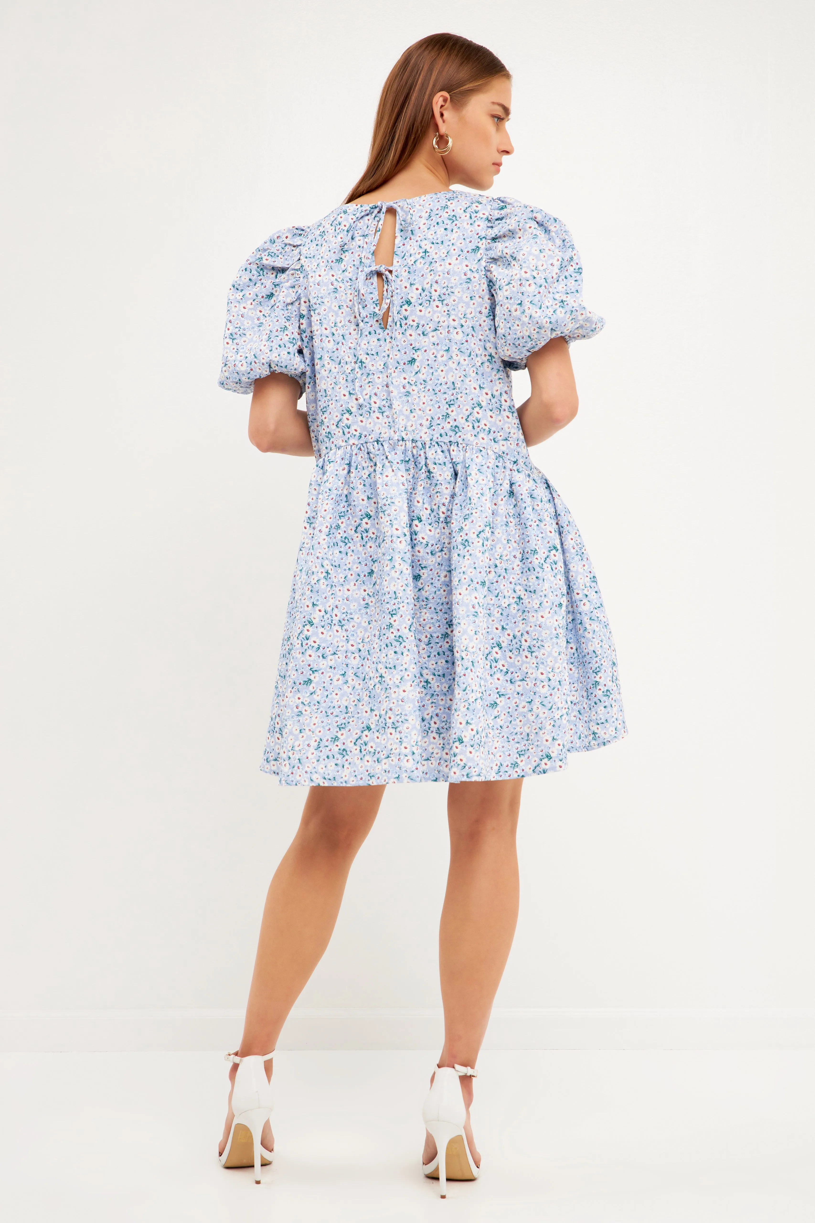 Floral Jacquard High Low Dress sold by Endless Rose product image thumbnail 4