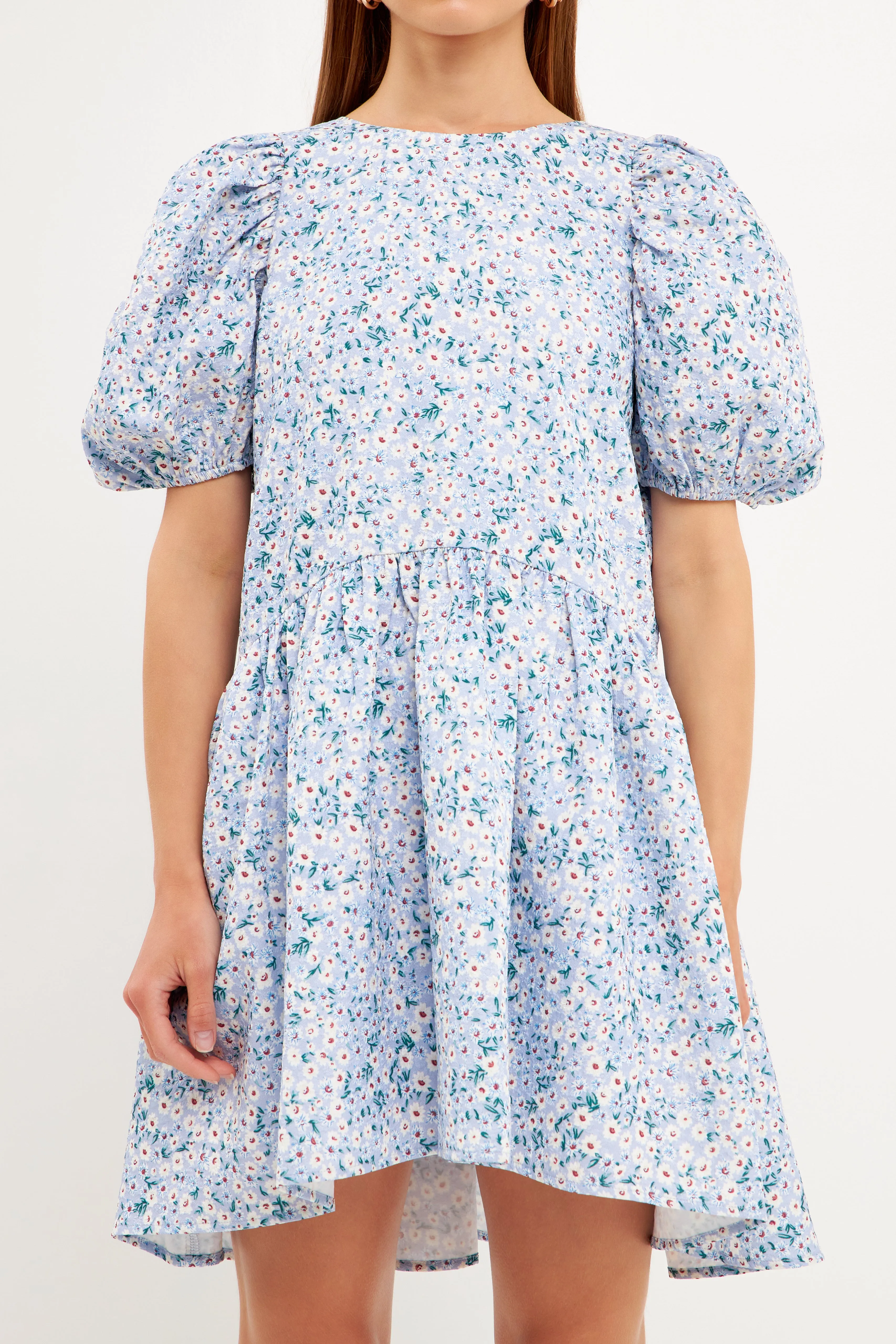 Floral Jacquard High Low Dress sold by Endless Rose product image thumbnail 2